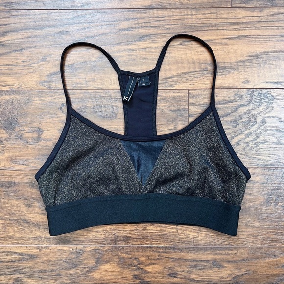 KORAL • Trifecta Versatility Bra sports Black Gleam metallic gold - Picture 2 of 10
